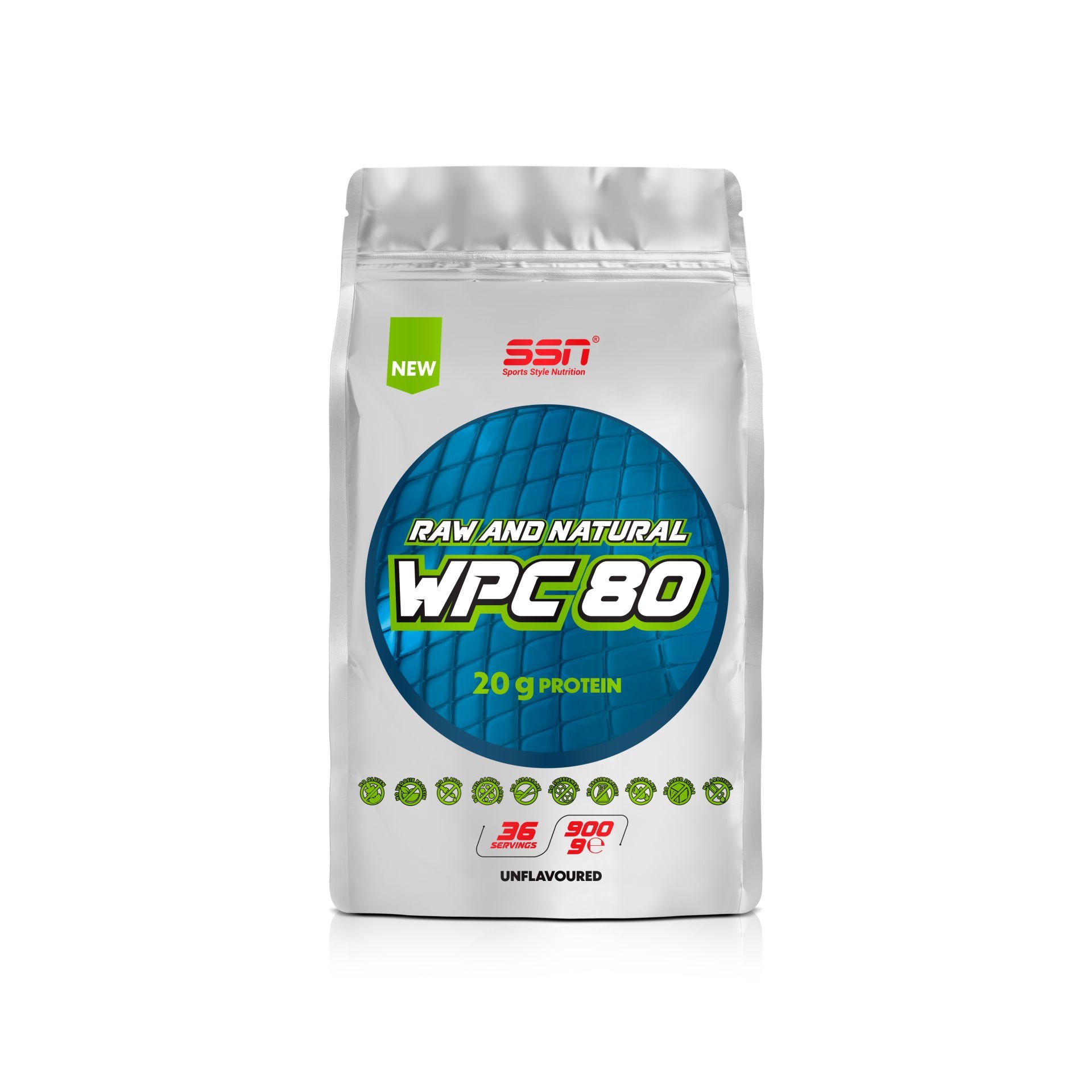 Raw and Natural WPC80 900 G (Aromasız)