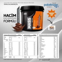 Mass Refuel 5000 Gr (Çikolata) Karbonhidrat Kilo Aldırıcı