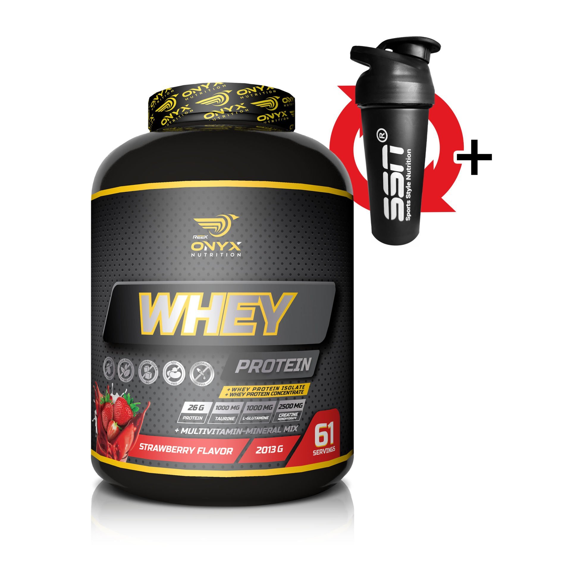 %100 Whey Protein 2013 Gr (Çilek) Protein Tozu