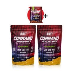 Command Quadro Whey 900 Gr 30 Şase Muz Mangolu (15x2 Doypacks) Kombinasyon