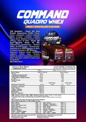 SSN Sports Style Nutrition Command Quadro Whey 1780 Gr 70 Şase MIX Çikolata- Muz Mango ( 40 x 1 box - 15 x 2 Doypacks) Kombinas