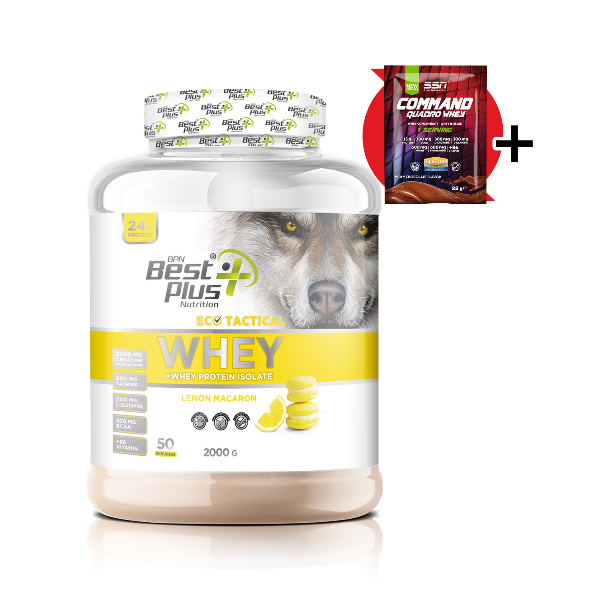 Eco Tactical Whey 2000 Gr (Limon Makaron) Protein Tozu