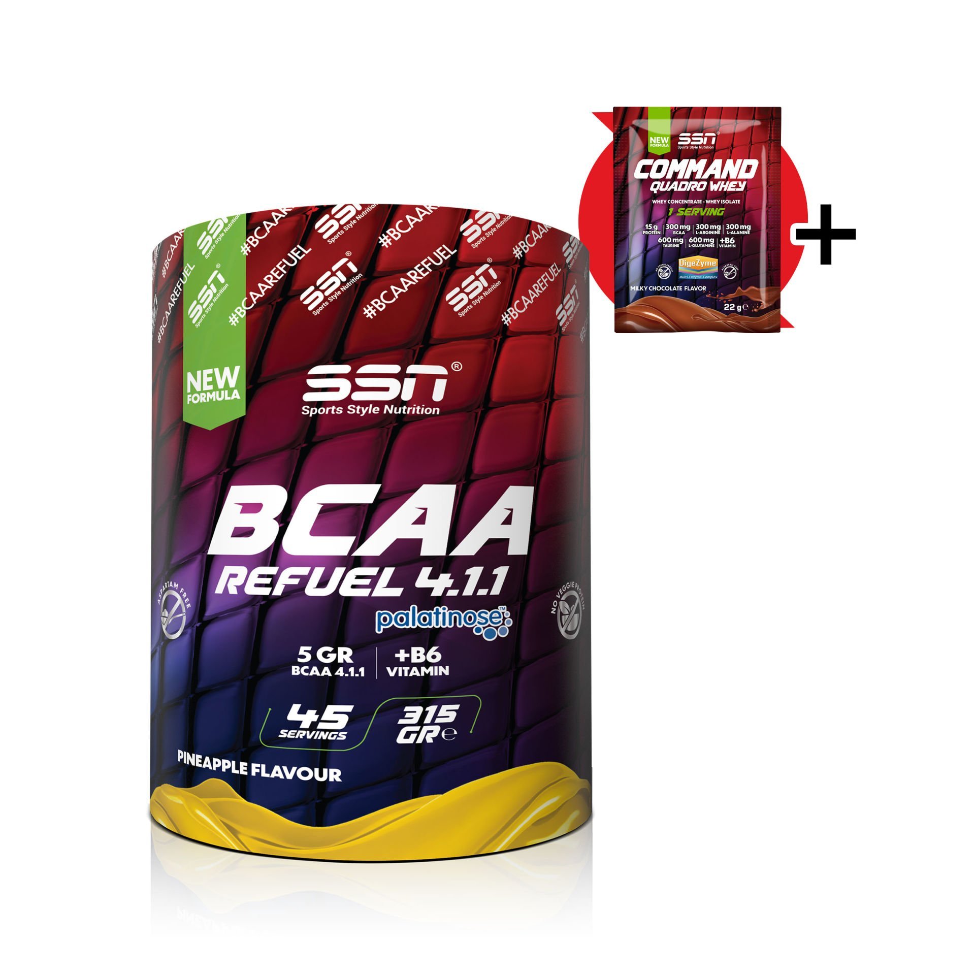 BCAA 4.1.1. 315 G(Ananas) Amino Asit