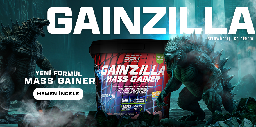 SSN Sports Style Nutrition Gainzilla Mass Gainer 5000 g (Çilekli Dondurma)