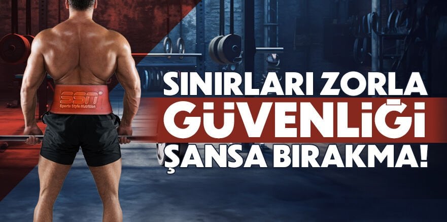SSN Sports Style Nutrition Fitment Gerçek Deri Ağırlık Kemeri