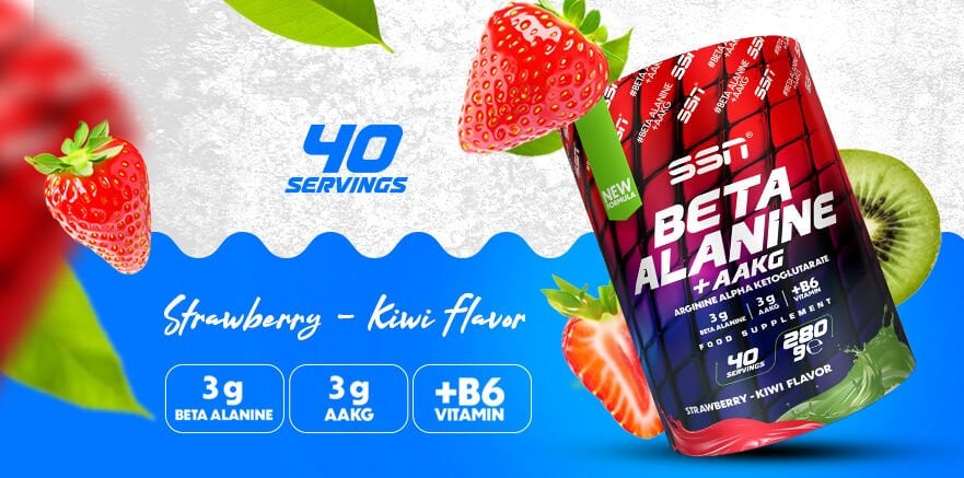 SSN Sports Style Nutrition Beta Alanin Refuel + AAKG 280 Gr (Çilek-Kivi)