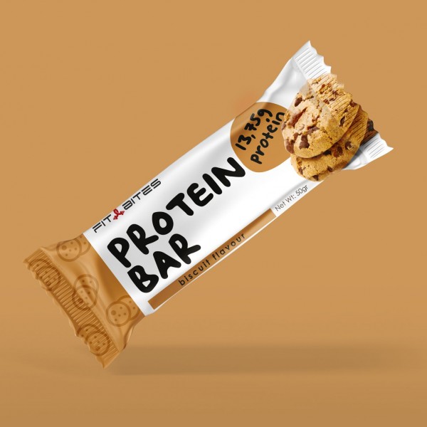 FIT BITES PROTEIN BAR 50 GR 12 ADET KURABİYE