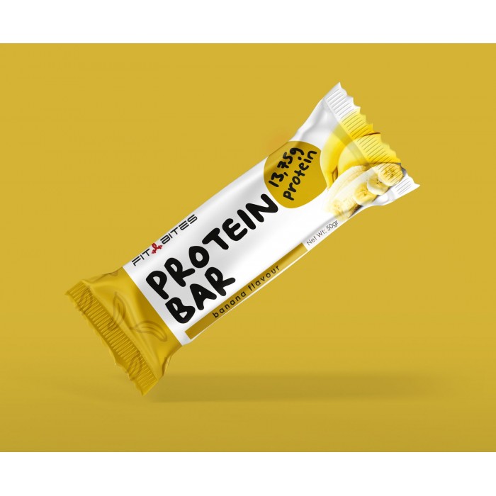 FIT BITES PROTEIN BAR 50 GR 12 ADET MUZ