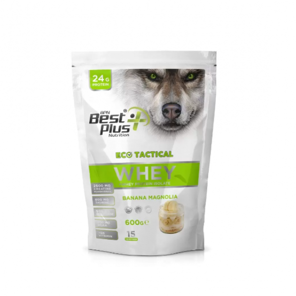 BPN Best Plus Nutrition  Eco Tactical Whey  600 Gr (Banana Magnolya) Protein Tozu