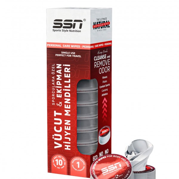 Ssn Sports Style Nutrition Fitment Premium Sports Wipes For Body & Gear