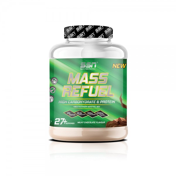 SSN Sports Style Nutrition Mass Refuel 3000 Gr (Çikolata) Karbonhidrat Kilo Aldırıcı