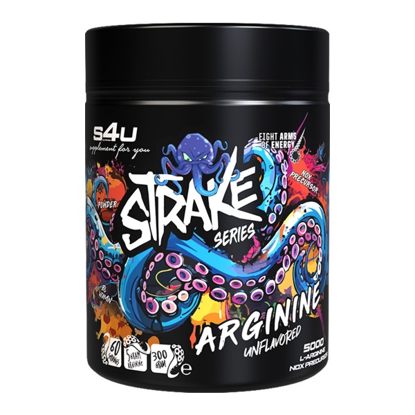 S4U Strake Series Arginine Aromasız 300g - Saf Performans