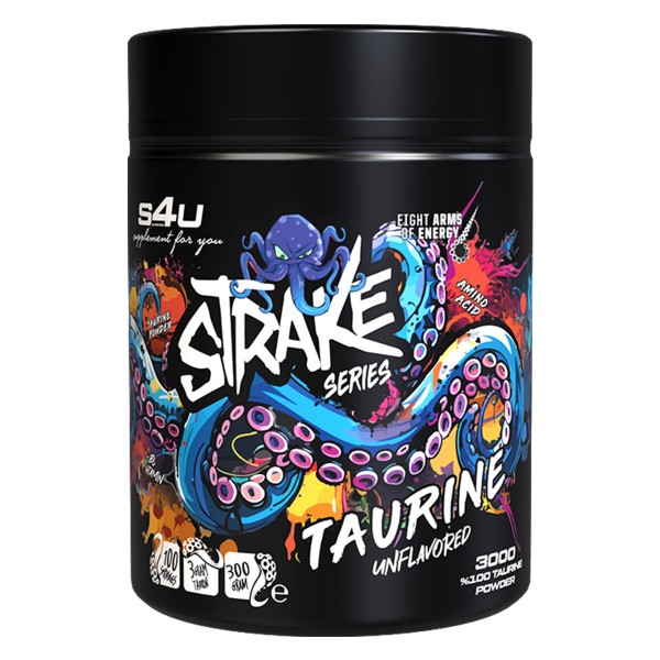S4U Strake Series Taurine 300g Saf Taurin 100 Servis