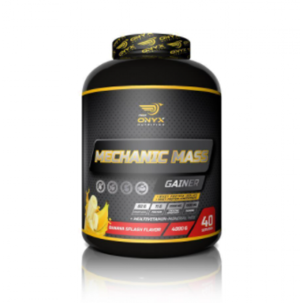 ONYX Nutrition Mechanic Mass Gainer 4000 Gr (Muz) Karbonhidrat Kilo Aldırıcı