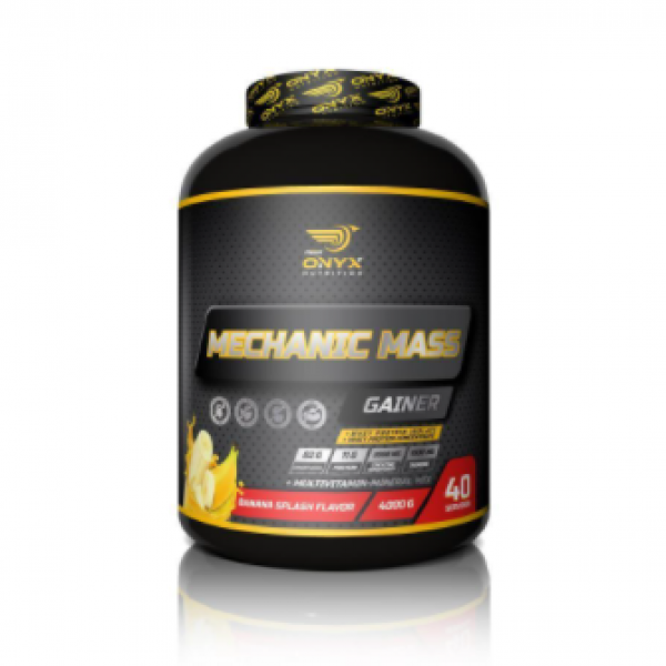 ONYX Nutrition Mechanic Mass Gainer 4000 Gr (Muz) Karbonhidrat Kilo Aldırıcı