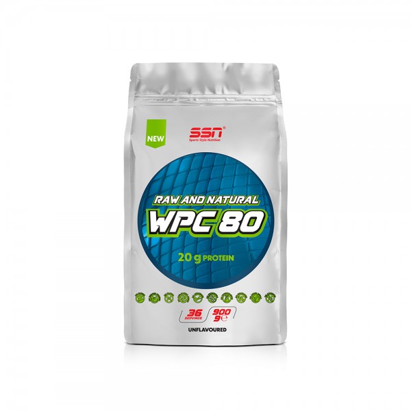 SSN Sports Style Nutrition Raw and Natural WPC 80 Protein Tozu 900 gram