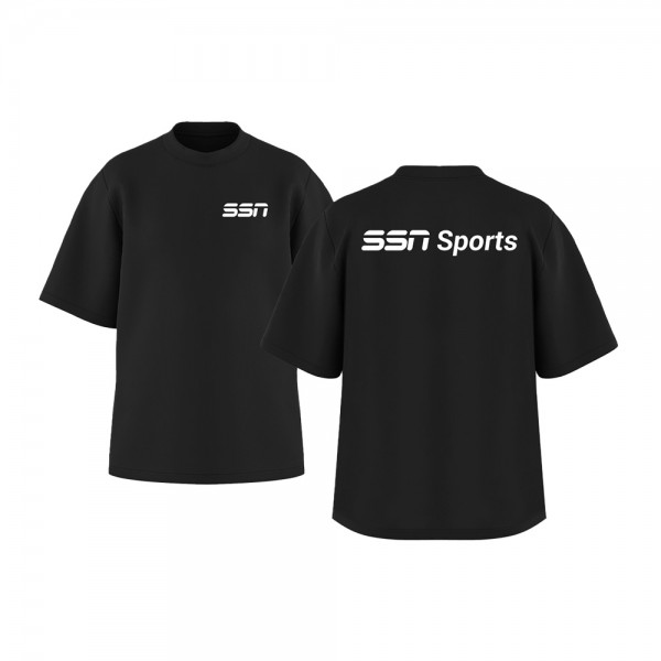 SSN Sports Style Nutrition Fitment Kısa Kollu Oversize Bisiklet Yaka Tshirt